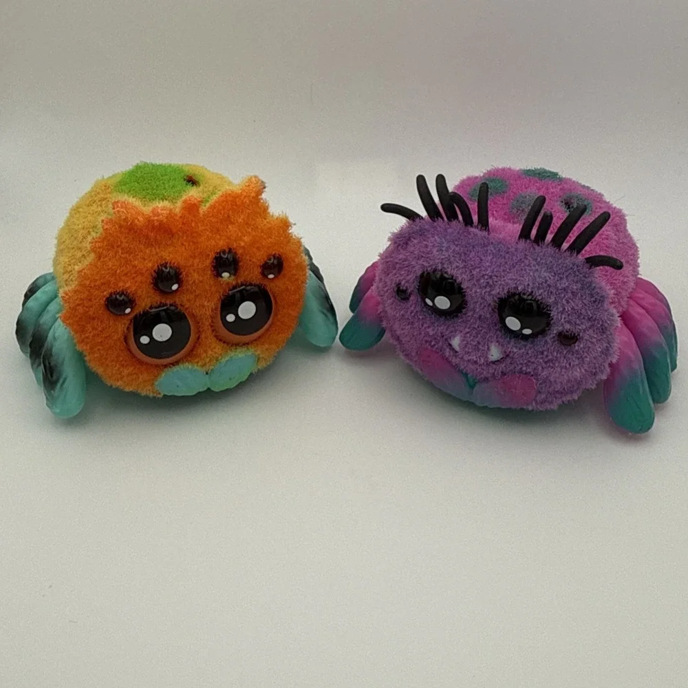 Yellies Flufferpuff & Toofy Spooder Jumping Spider Sound Activated Motion‎ WORKS